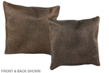 Taupe 16"x16" Brazilian Cowhide Pillow #A36370 by Hudson Hides