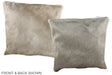 Champagne 16"x16" Brazilian Cowhide Pillow #A36384 by Hudson Hides