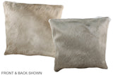 Champagne 16"x16" Brazilian Cowhide Pillow #A36384 by Hudson Hides