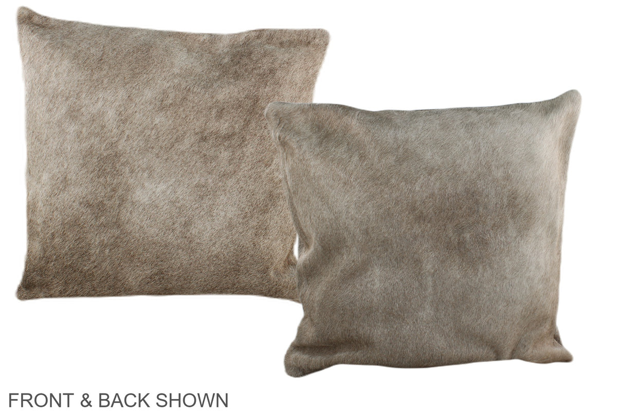 Champagne Cowhide Pillow #A36394