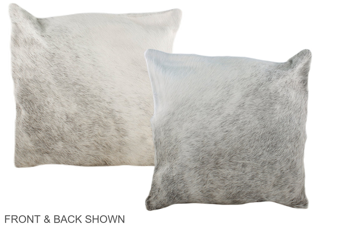 Grey 16"x16" Brazilian Cowhide Pillow #A36417 by Hudson Hides