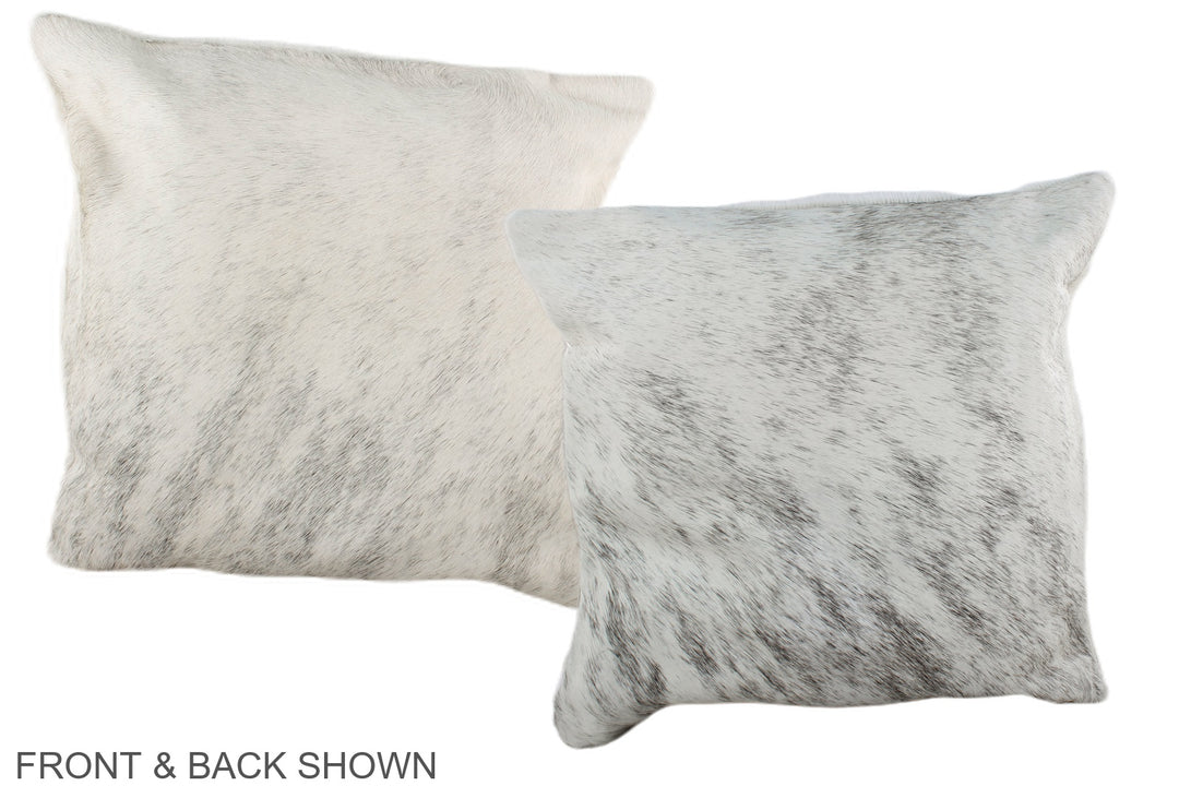 Grey 16"x16" Brazilian Cowhide Pillow #A36419 by Hudson Hides