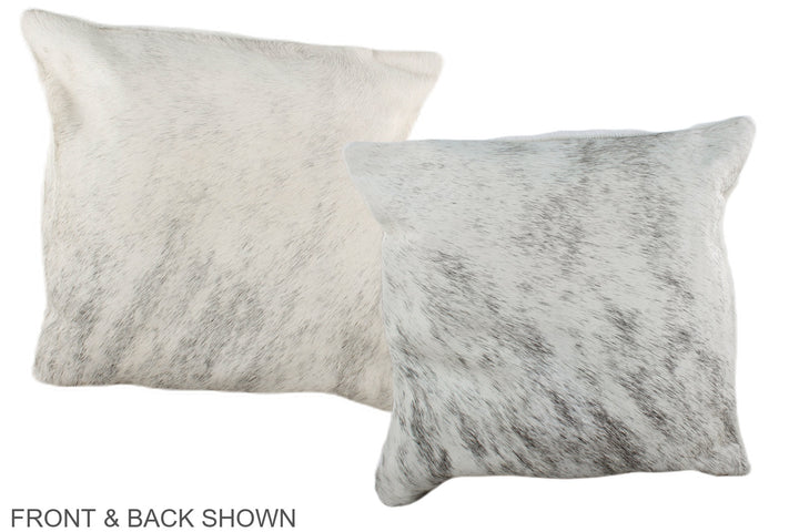 Grey 16"x16" Brazilian Cowhide Pillow #A36419 by Hudson Hides