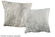 Grey 16"x16" Brazilian Cowhide Pillow #A36423 by Hudson Hides