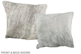 Grey 16"x16" Brazilian Cowhide Pillow #A36423 by Hudson Hides