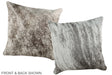 Grey 16"x16" Brazilian Cowhide Pillow #A36429 by Hudson Hides