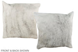 Grey 16"x16" Brazilian Cowhide Pillow #A36430 by Hudson Hides