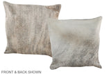 Grey 16"x16" Brazilian Cowhide Pillow #A36434 by Hudson Hides