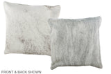 Grey 16"x16" Brazilian Cowhide Pillow #A36441 by Hudson Hides