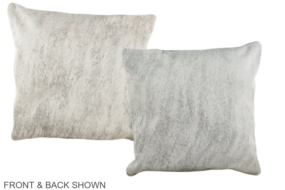 Grey 16"x16" Brazilian Cowhide Pillow #A36447 by Hudson Hides