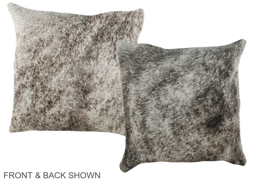 Grey 16"x16" Brazilian Cowhide Pillow #A36448 by Hudson Hides