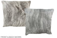 Grey 16"x16" Brazilian Cowhide Pillow #A36455 by Hudson Hides