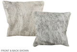 Grey 16"x16" Brazilian Cowhide Pillow #A36457 by Hudson Hides
