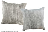 Grey 16"x16" Brazilian Cowhide Pillow #A36467 by Hudson Hides