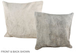 Grey 16"x16" Brazilian Cowhide Pillow #A36478 by Hudson Hides