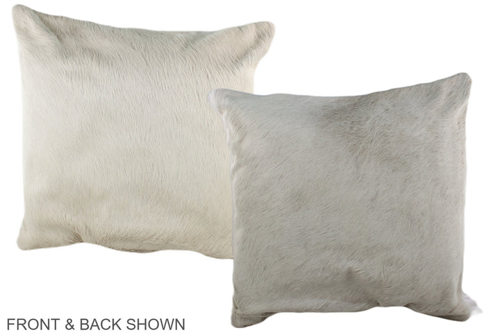 Champagne 20"x20" Brazilian Cowhide Pillow #A36553 by Hudson Hides