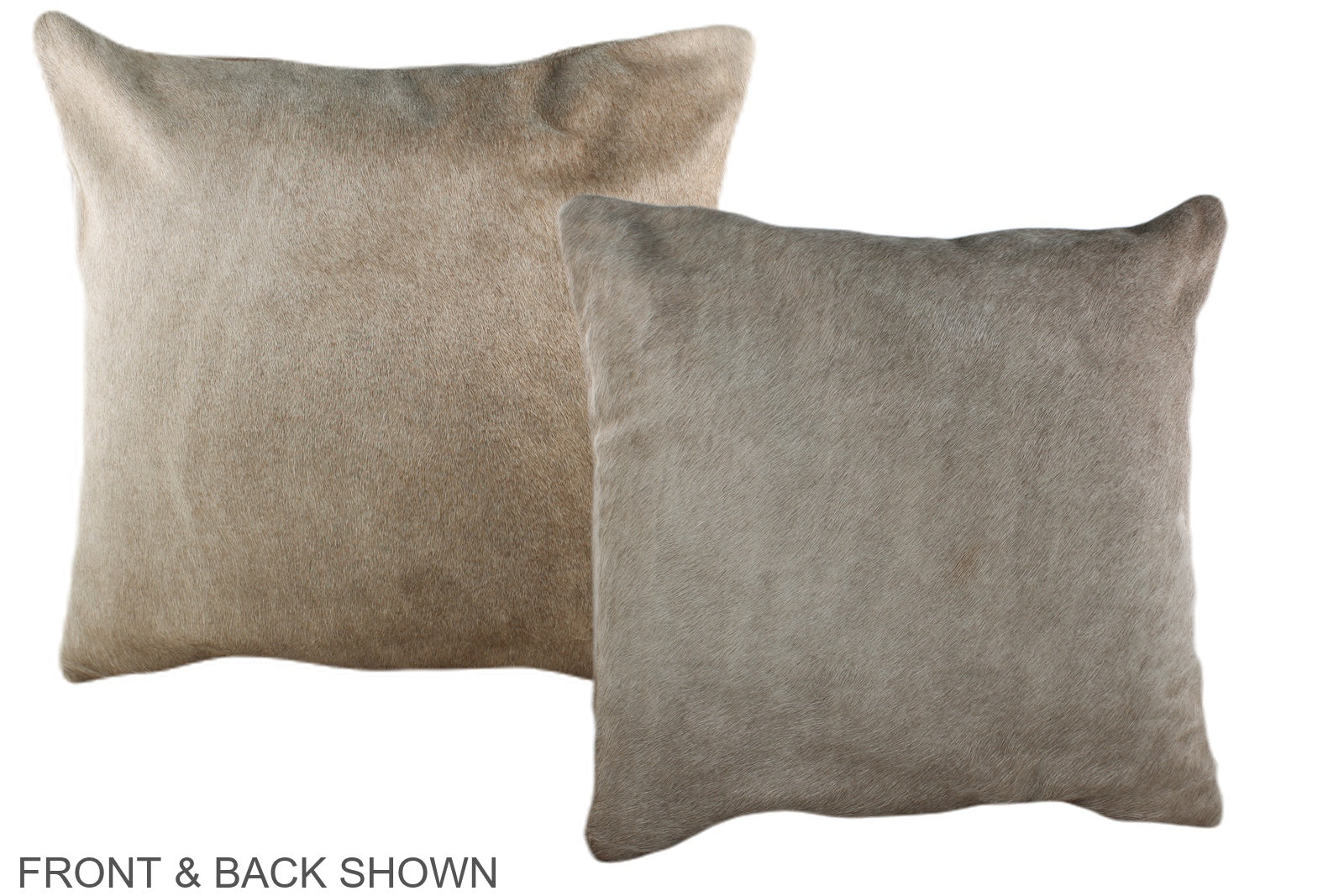 Taupe Cowhide Pillow #A36557