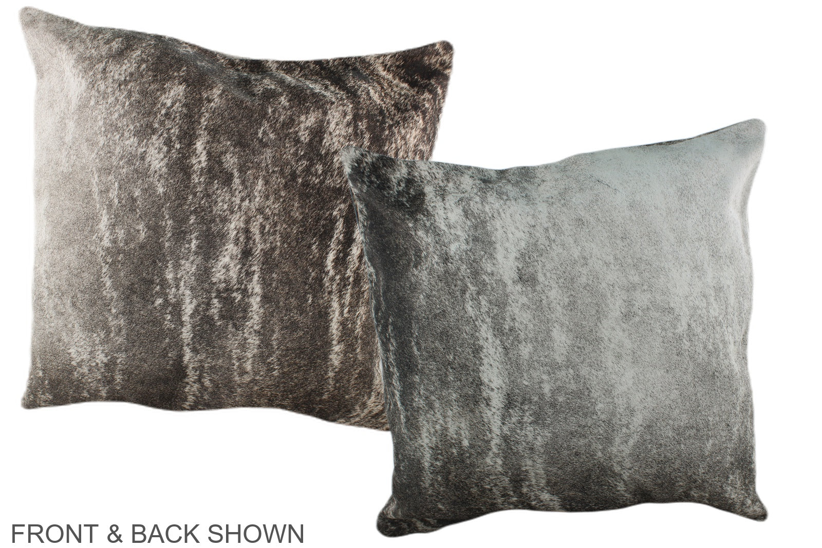 Grey Cowhide Pillow #A36561