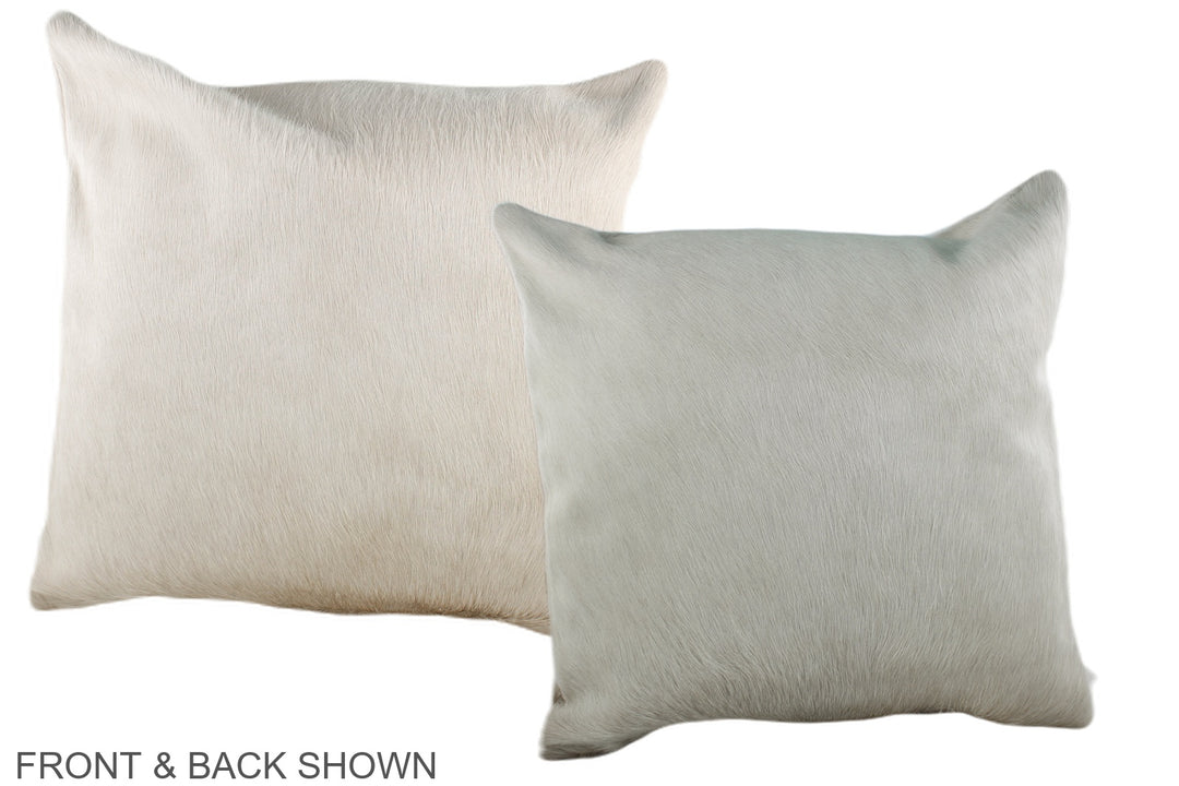 Taupe 20"x20" Brazilian Cowhide Pillow #A36566 by Hudson Hides