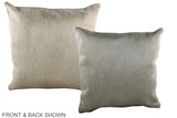 Solid White 20"x20" Brazilian Cowhide Pillow #A36580 by Hudson Hides