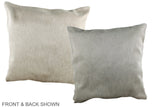 Solid White 20"x20" Brazilian Cowhide Pillow #A36582 by Hudson Hides
