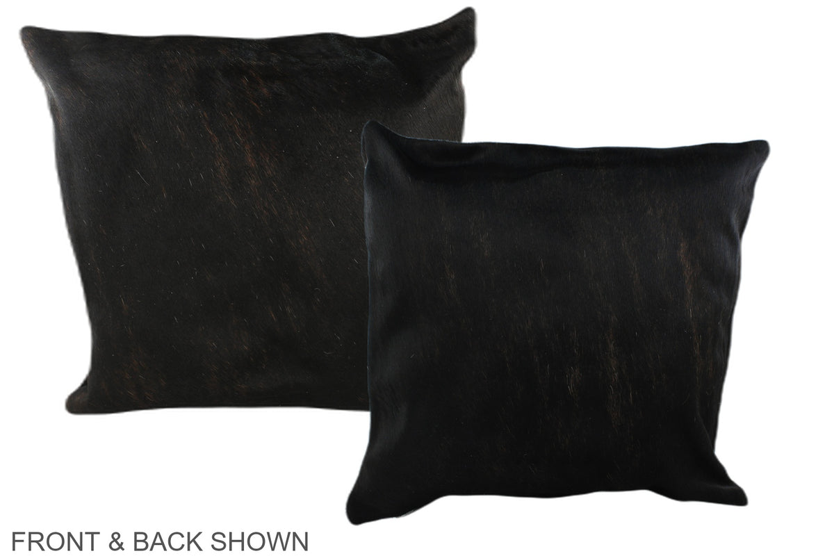 Chocolate Cowhide Pillow #A36594