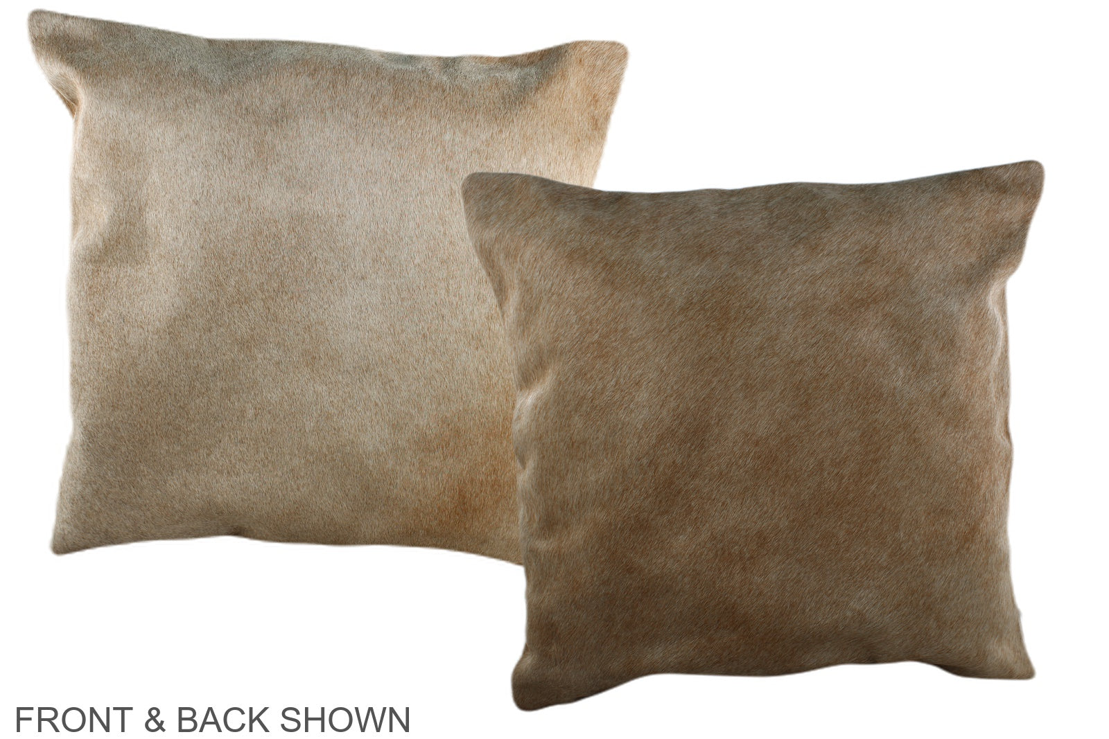 Caramel Cowhide Pillow #A36595