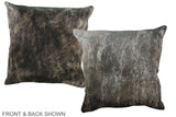 Grey 20"x20" Brazilian Cowhide Pillow #A36616 by Hudson Hides