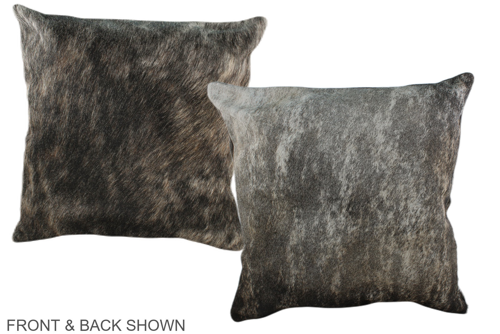 Grey Cowhide Pillow #A36616