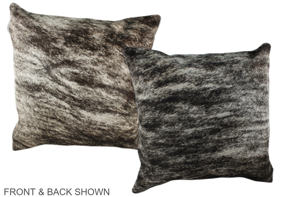 Grey Cowhide Pillow #A36621
