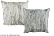 Grey 20"x20" Brazilian Cowhide Pillow #A36622 by Hudson Hides