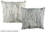 Grey 20"x20" Brazilian Cowhide Pillow #A36622 by Hudson Hides