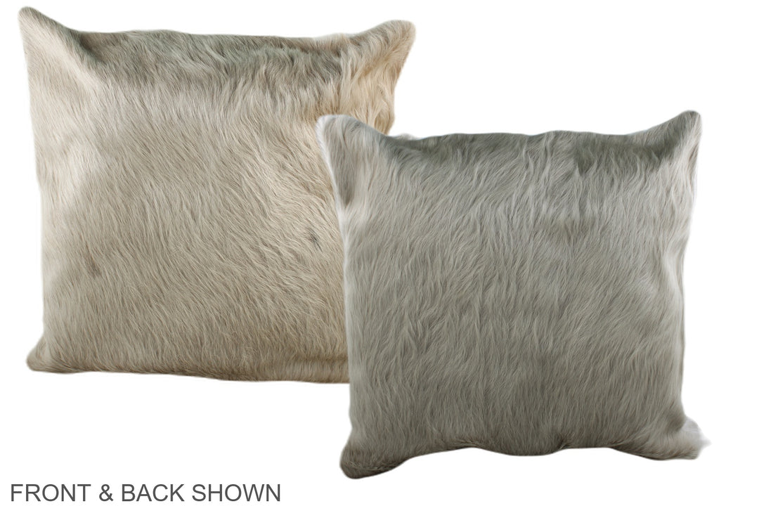 Champagne 20"x20" Brazilian Cowhide Pillow #A36628 by Hudson Hides