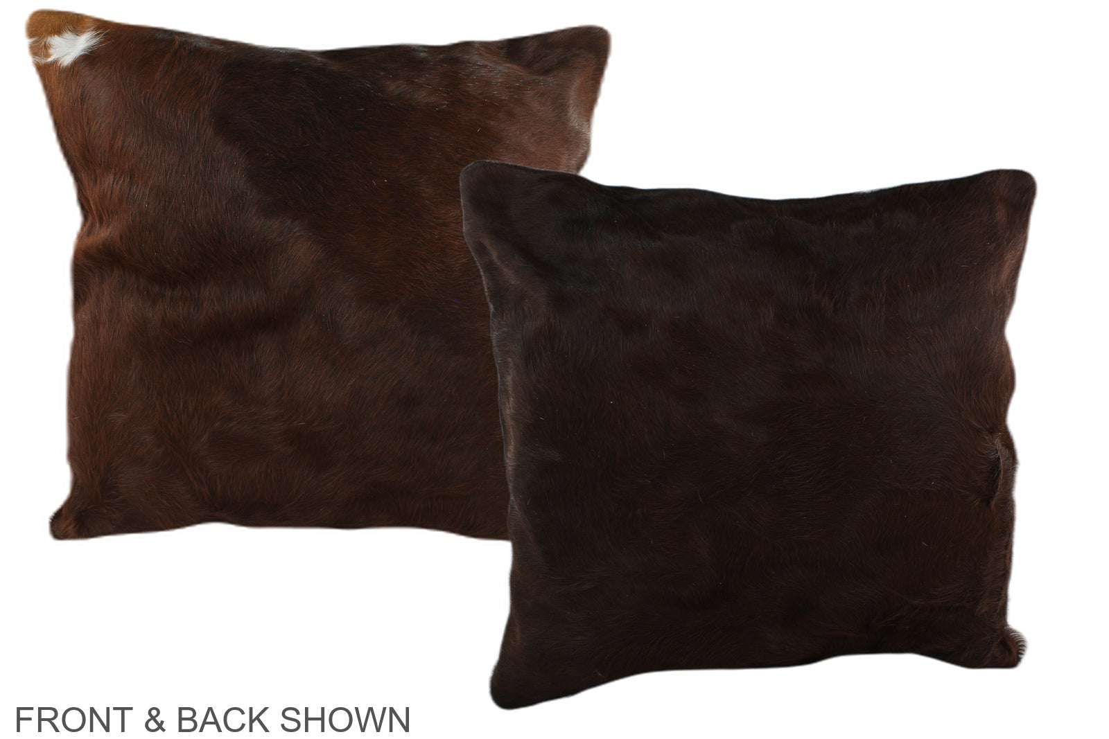 Chocolate Cowhide Pillow #A36631