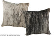 Grey 20"x20" Brazilian Cowhide Pillow #A36642 by Hudson Hides