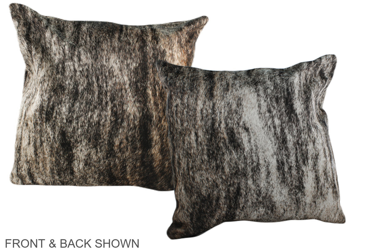 Grey Cowhide Pillow #A36645
