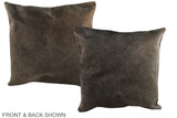 Taupe 20"x20" Brazilian Cowhide Pillow #A36648 by Hudson Hides