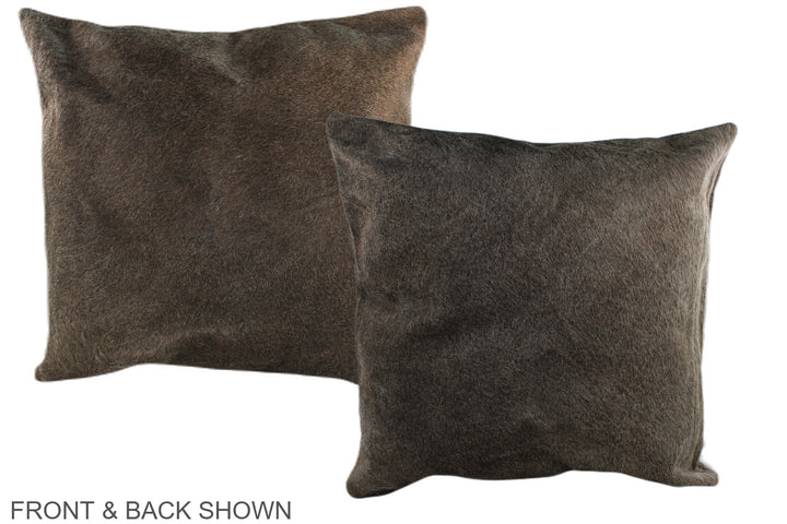 Taupe 20"x20" Brazilian Cowhide Pillow #A36648 by Hudson Hides