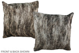 Grey 20"x20" Brazilian Cowhide Pillow #A36649 by Hudson Hides