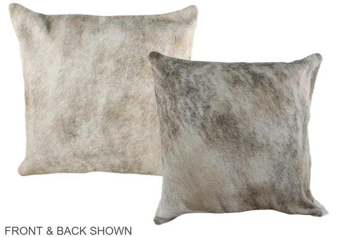 Light Brindle 20"x20" Brazilian Cowhide Pillow #A36650 by Hudson Hides