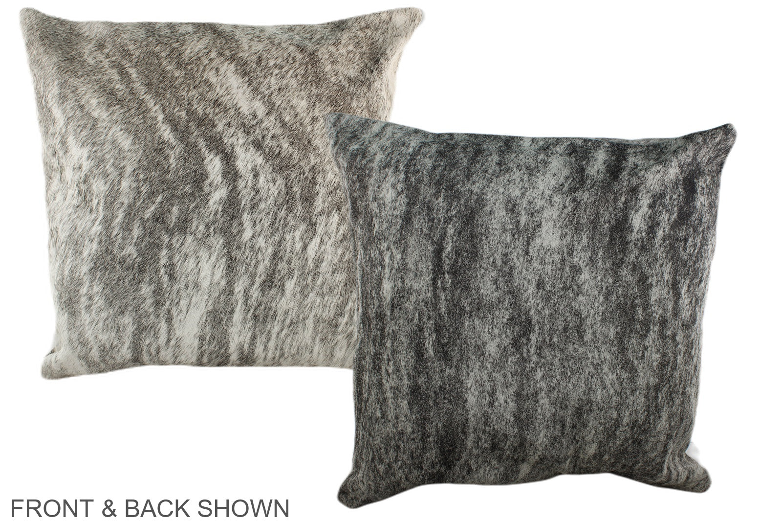 Grey Cowhide Pillow #A36652