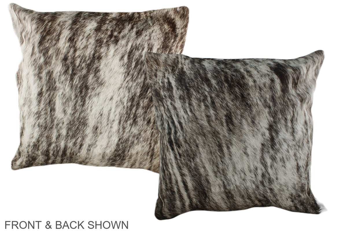 Grey Cowhide Pillow #A36656