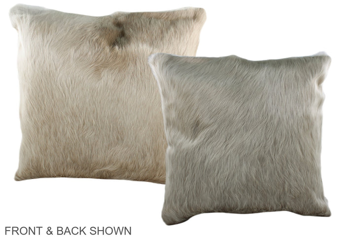 Champagne 20"x20" Brazilian Cowhide Pillow #A36658 by Hudson Hides
