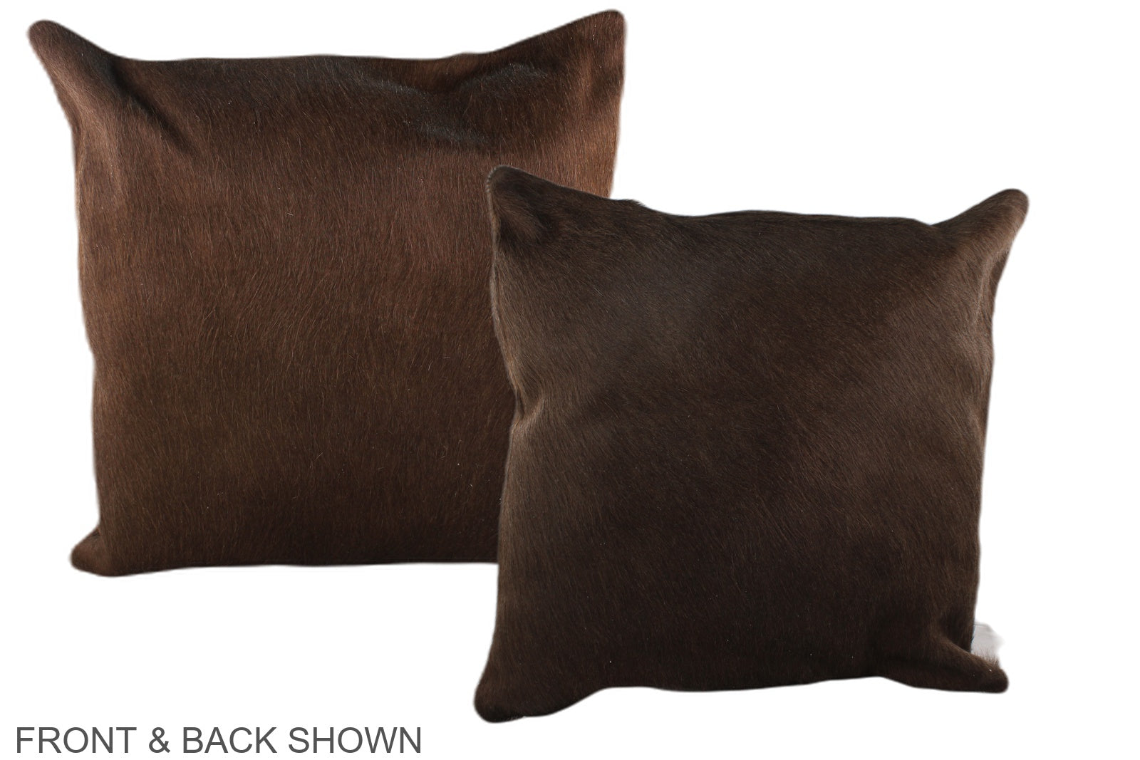 Chocolate Cowhide Pillow #A36663