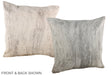 Grey 20"x20" Brazilian Cowhide Pillow #A36667 by Hudson Hides