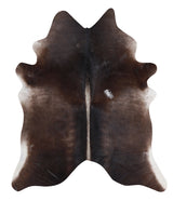 Dark Grey X-Large Brazilian Cowhide Rug 7'0"H x 5'10"W #A3667 by Hudson Hides