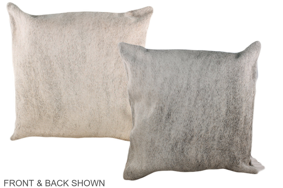 Grey Cowhide Pillow #A36671