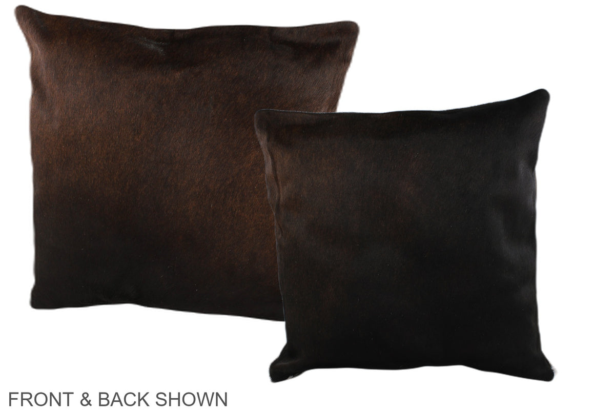 Chocolate Cowhide Pillow #A36678