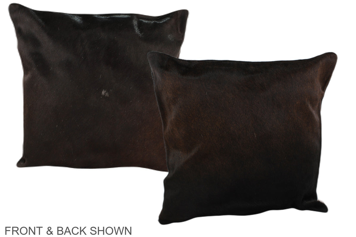 Chocolate Cowhide Pillow #A36685