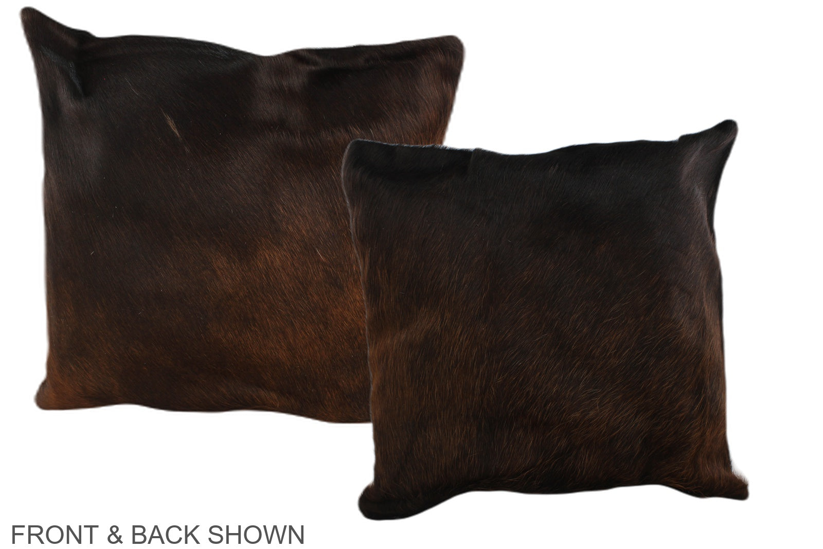 Chocolate Cowhide Pillow #A36688